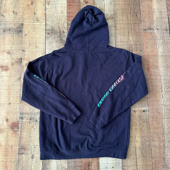 Santa Cruz Original Hoodie Mens Large Blue Skateboard Print Sweatshirt - Picture 7 of 7